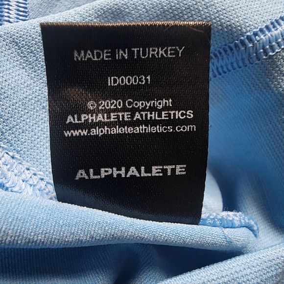 Alphalete Women High-Waisted OG Revival Compression Leggings Size Small Ice Blue - Picture 12 of 14